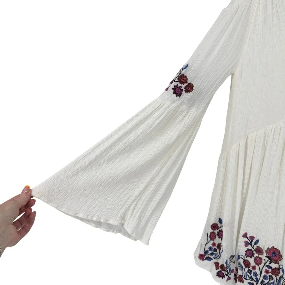 Free People Te Amo Embroidered Mini Dress S Boho‎